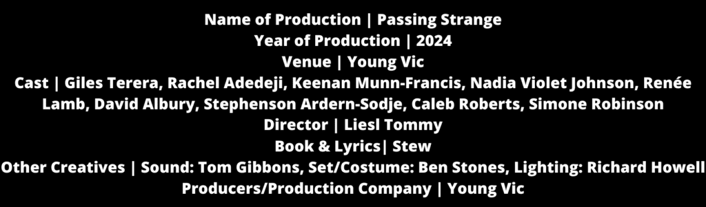 Young Vic: Passing Strange 2 Stat