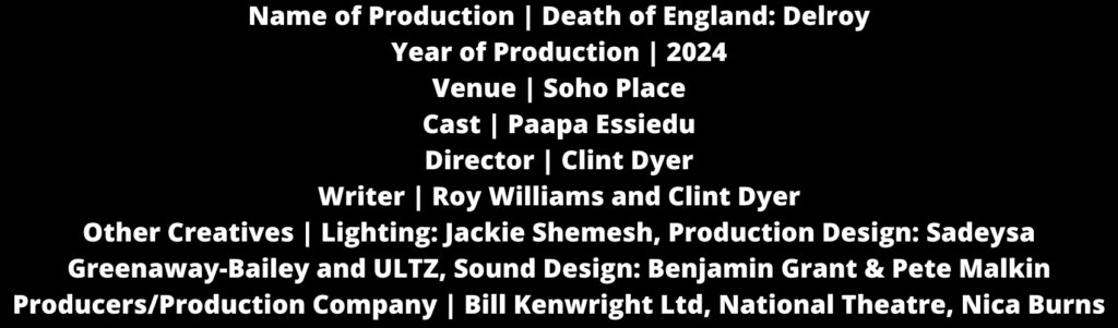 Soho Place: Death of England - Delroy 2 Stats 4